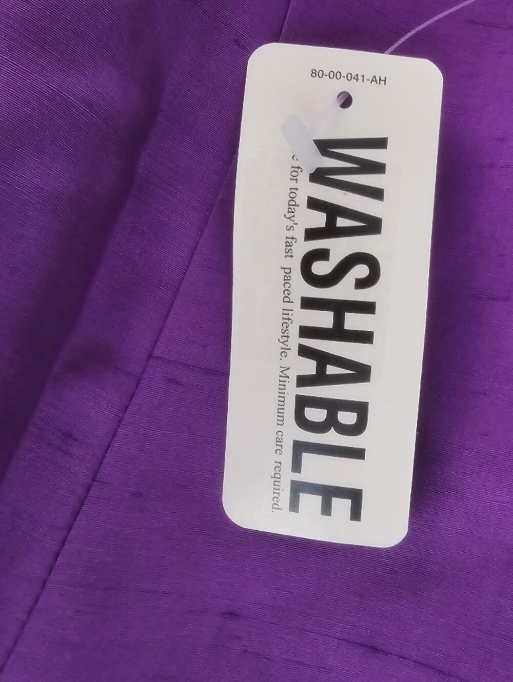NWT Worthington 100% Washable Silk Pants Lined Women’s 22W Purple Career Luxury - Picture 4 of 16